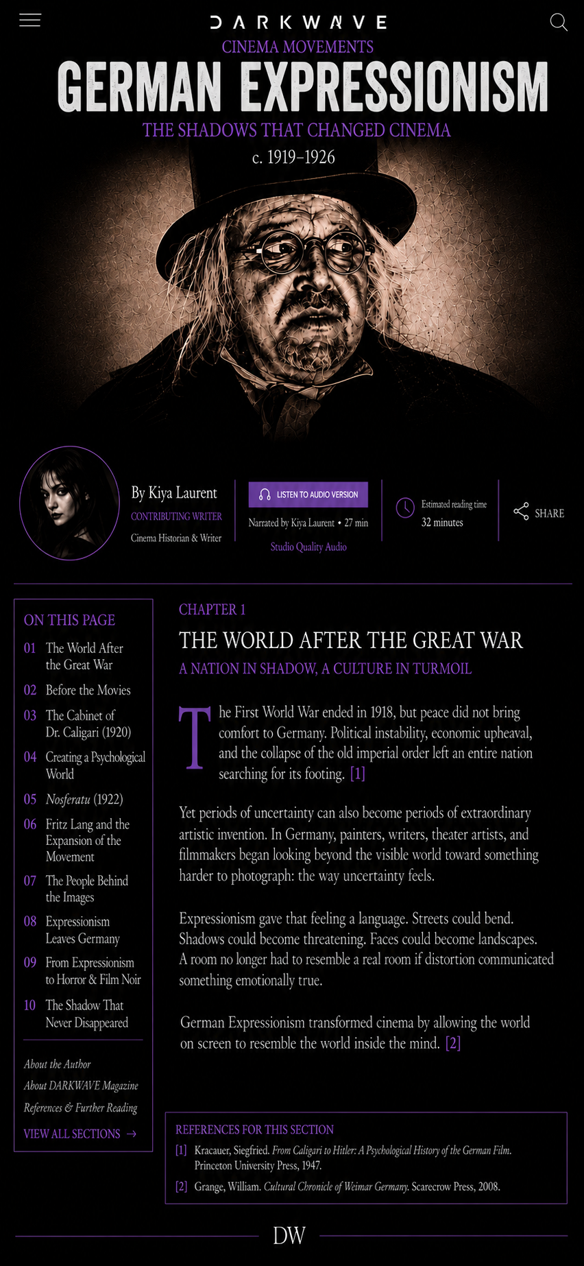 German Expressionism — The World After the Great War | DARKWAVE Magazine